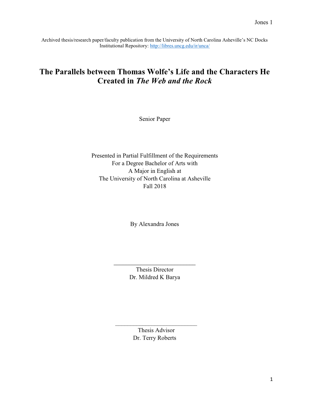 The Parallels Between Thomas Wolfe's Life and the Characters He