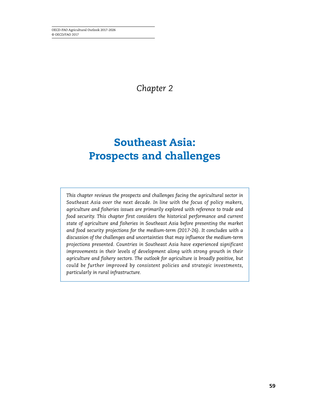 Southeast Asia: Prospects and Challenges