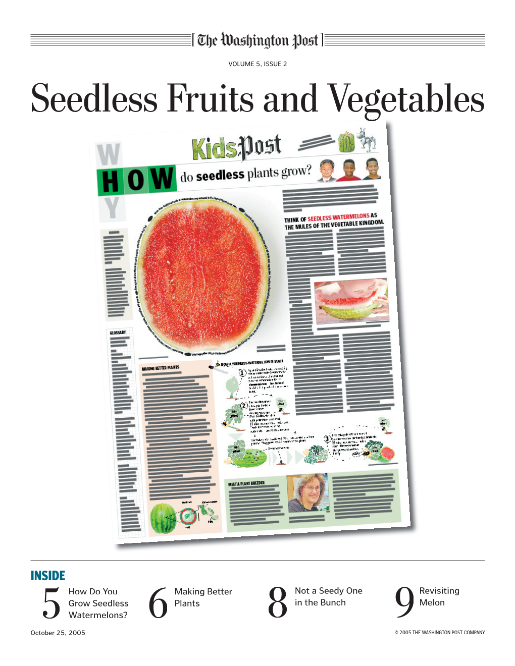 Seedless Fruits and Vegetables Timeline
