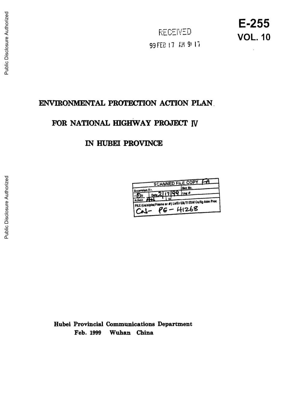 World Bank Document