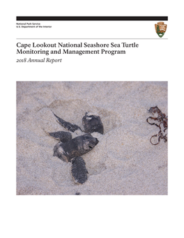 Cape Lookout National Seashore Sea Turtle Monitoring Management