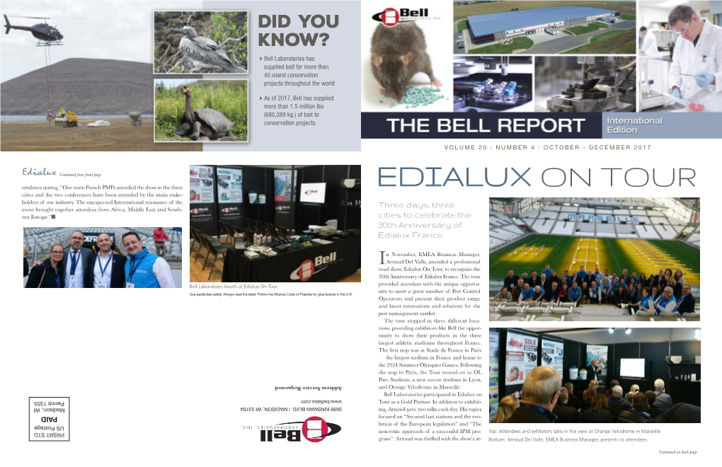 EDIALUX on TOUR Cities and the Two Conferences Have Been Attended by the Main Stake - Holders of Our Industry