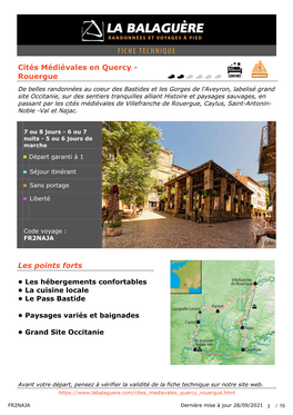 Cités Médiévales En Quercy - Rouergue