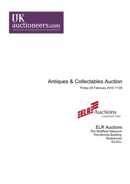 Antiques & Collectables Auction