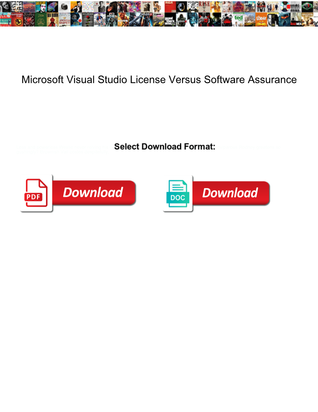 Microsoft Visual Studio License Versus Software Assurance
