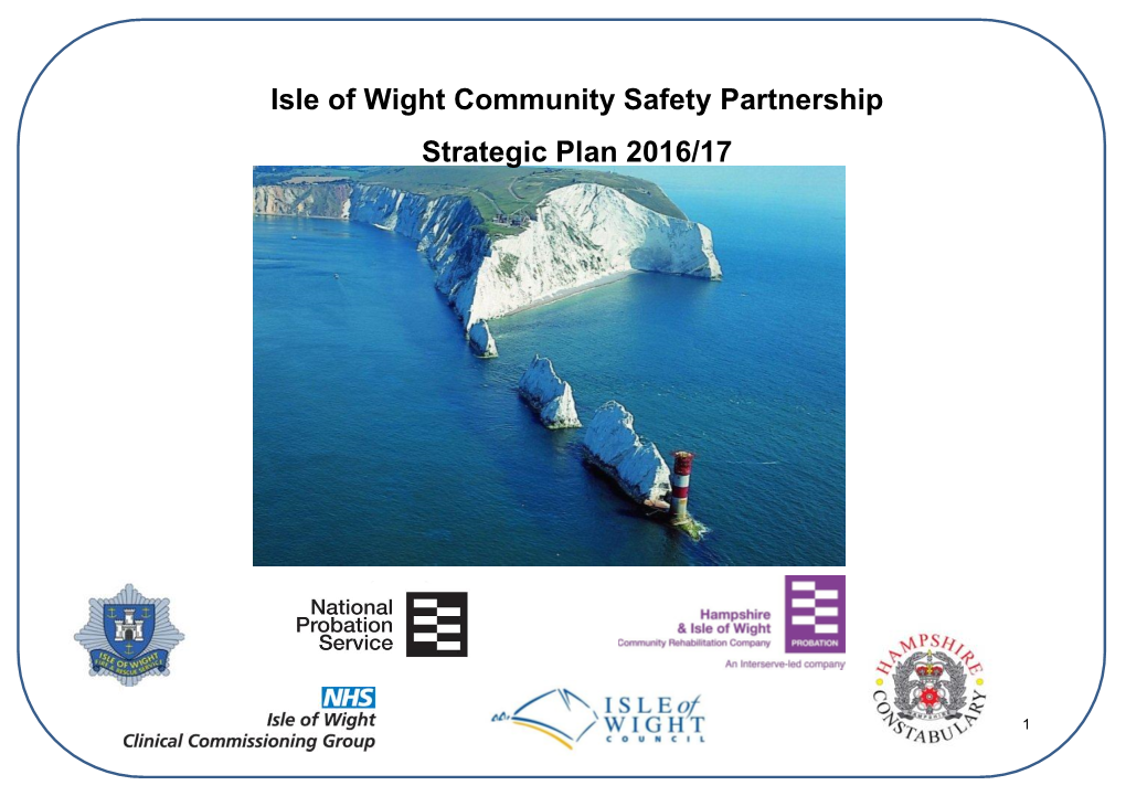 Community Safety Partnership Strategic Plan 2016/17