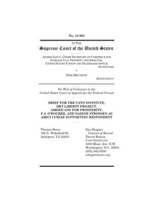 No. 18-302 on Writ of Certiorari to the United States Court of Appeals For