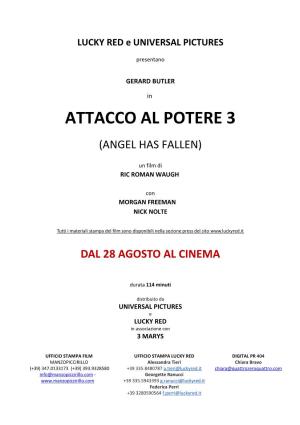 Attacco Al Potere 3 – Angel Has Fallen