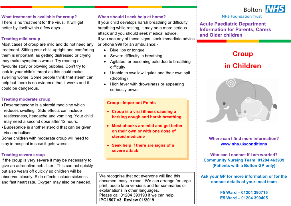 Croup in Children