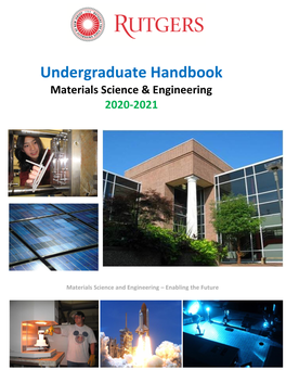 Undergraduate Handbook Materials Science & Engineering 2020-2021