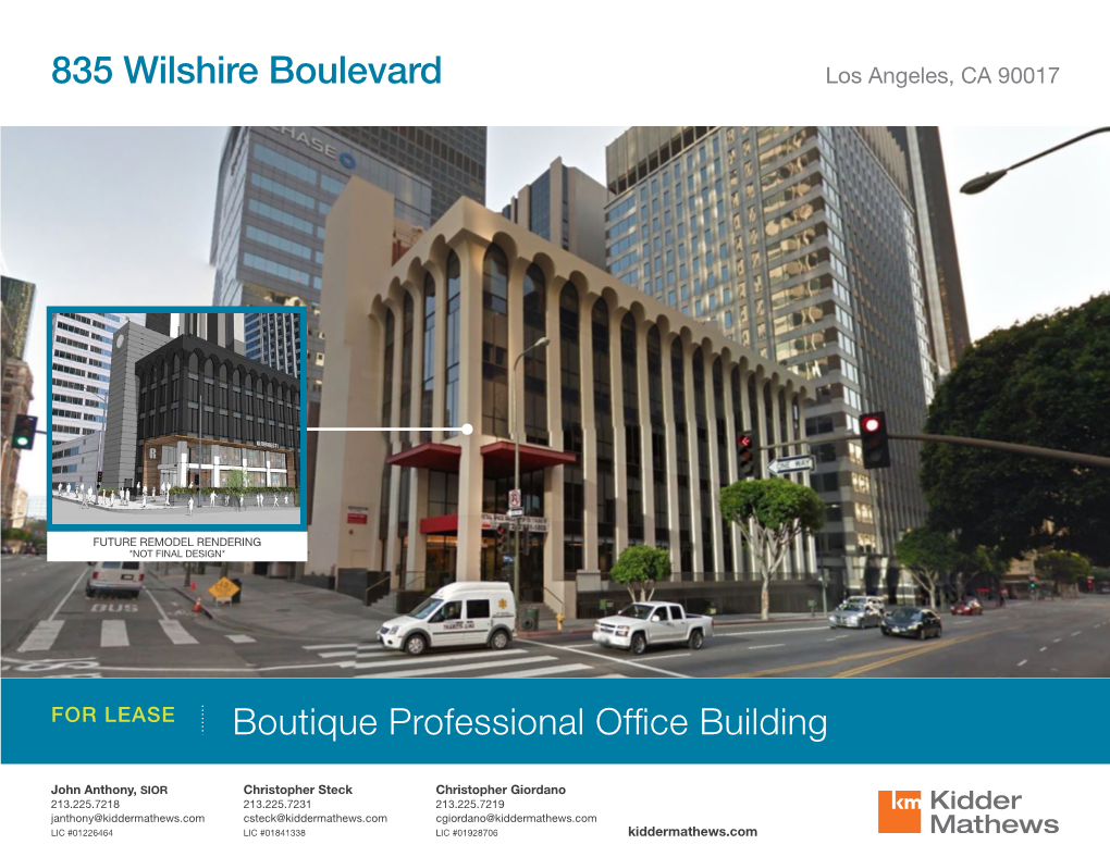 835 Wilshire Boulevard Los Angeles, CA 90017