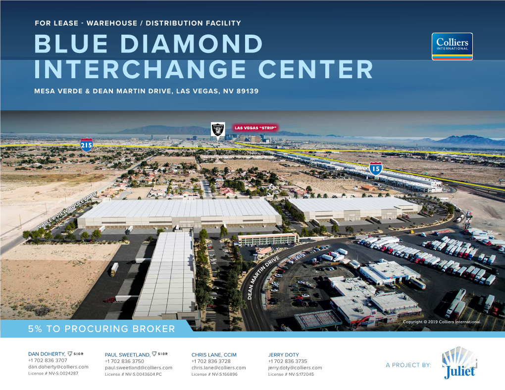 Blue Diamond Interchange Center Mesa Verde & Dean Martin Drive, Las Vegas, Nv 89139