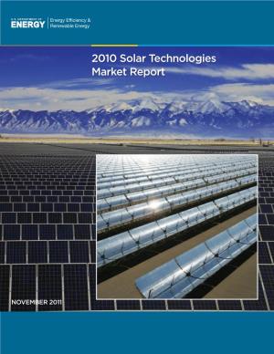 2010 Solar Technologies Market Report