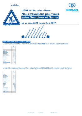 Nous Travaillons Pour Vous Entre Gembloux Et Namur