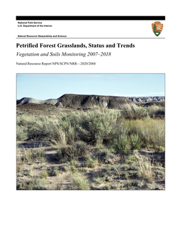 Petrified Forest Grasslands, Status and Trends: Vegetation and Soils Monitoring 2007–2018