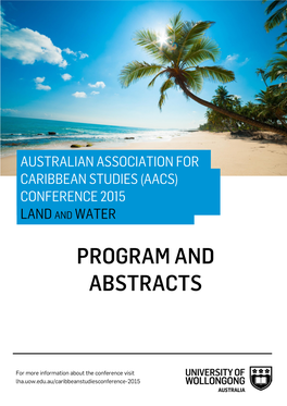 Program and Abstracts