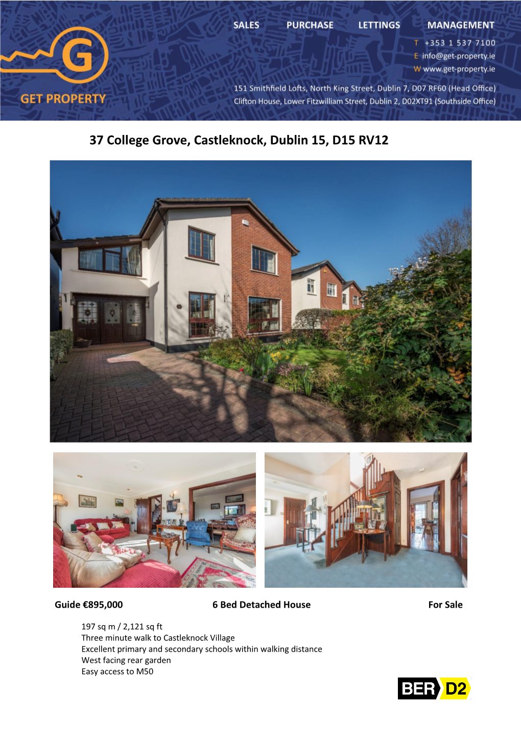 37 College Grove, Castleknock, Dublin 15, D15 RV12