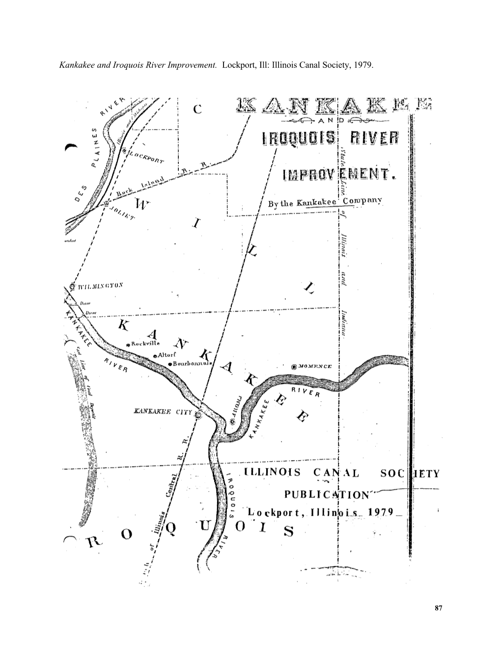 Kankakee and Iroquois River Improvement