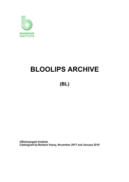 Bloolips Archive