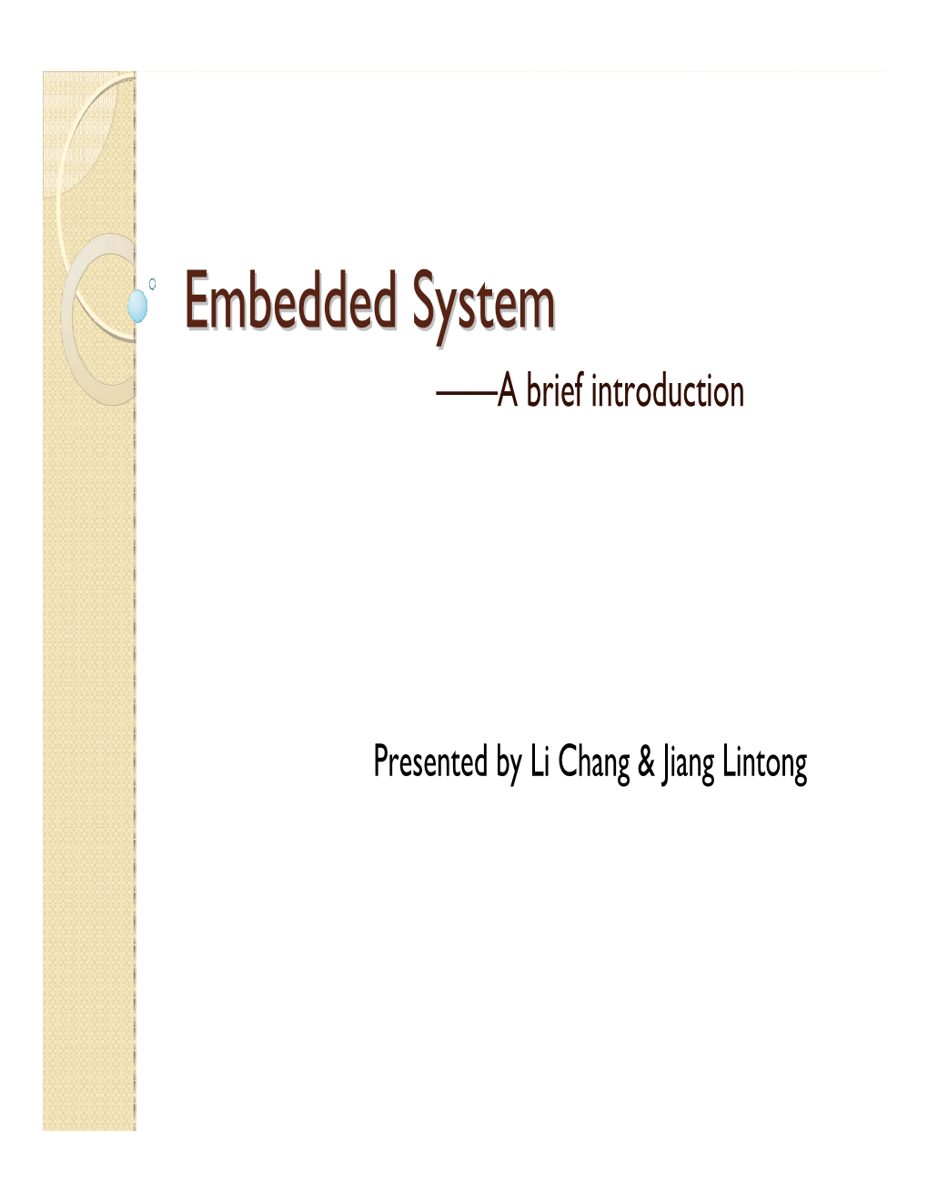 Embeded System