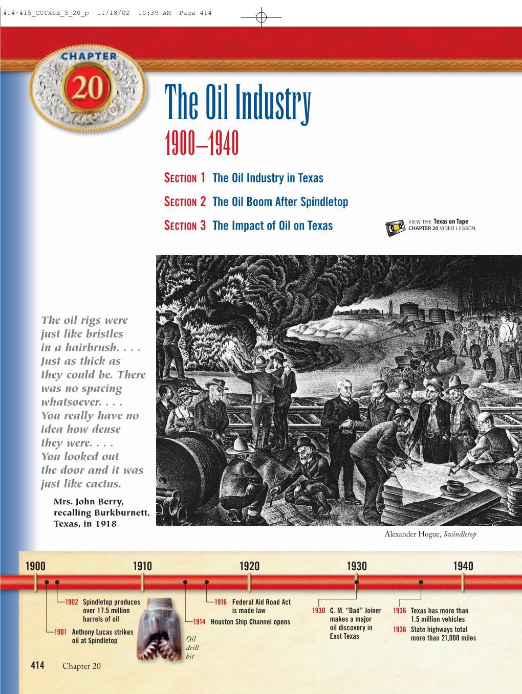 The Oil Industry 1900–1940