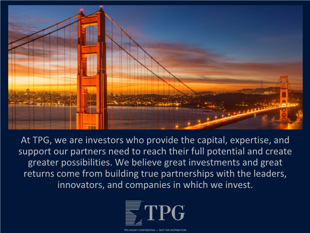 TPG India Overview 1.12.18