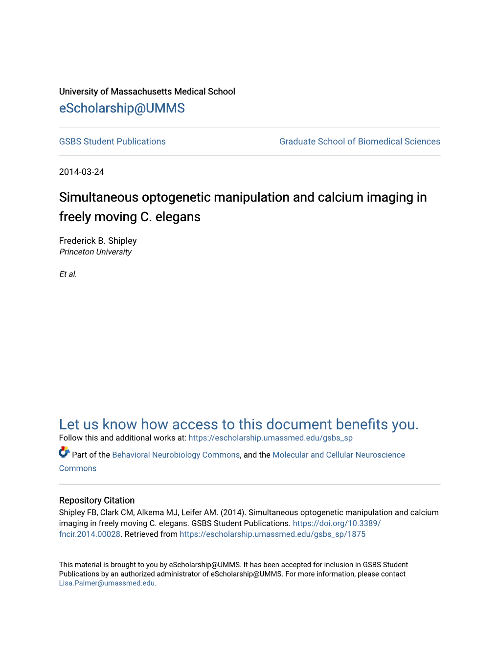 Simultaneous Optogenetic Manipulation and Calcium Imaging in Freely Moving C