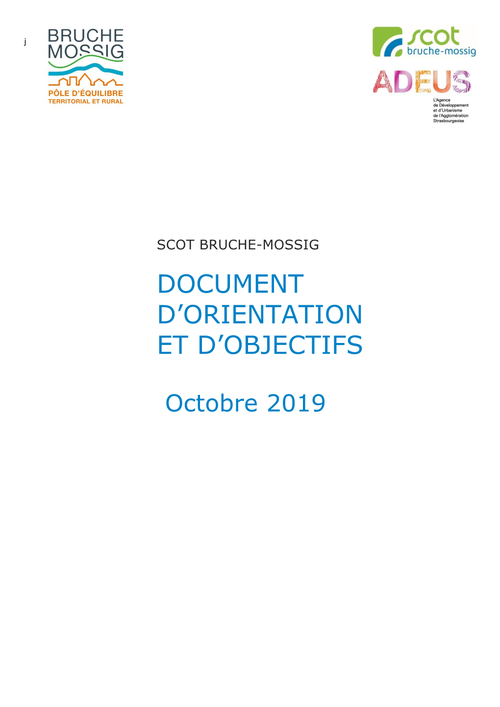 Scot Bruche-Mossig Document D’Orientation Et D’Objectifs