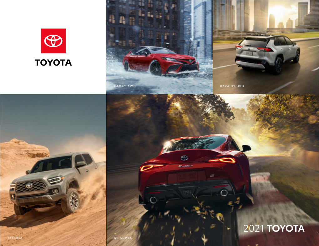 2021 Toyota Full Line Brochure Download