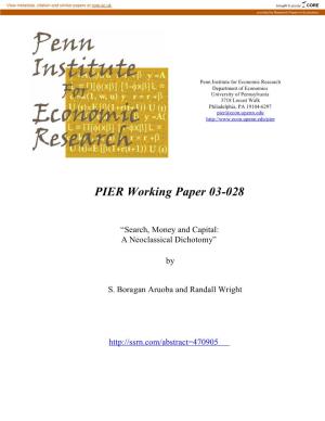 PIER Working Paper 03-028