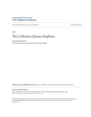 The Celticism of James Stephens