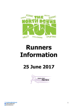 Runners Information