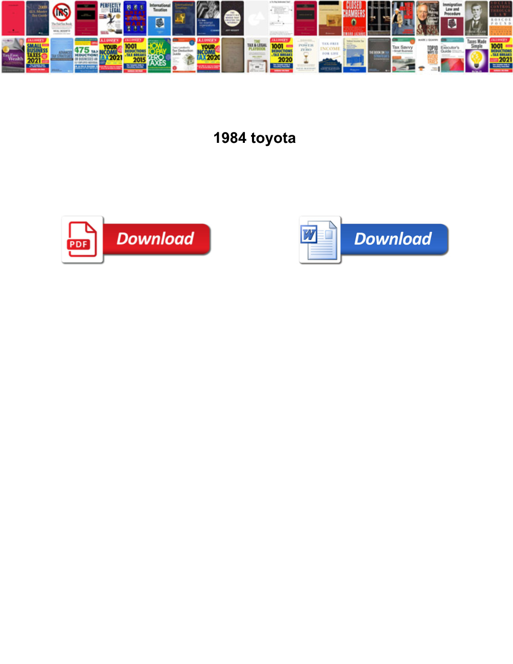 1984 Toyota Login Register Sitemap Contact Us Home