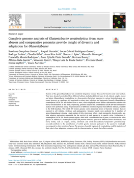 Complete Genome Analysis of Glutamicibacter Creatinolyticus From