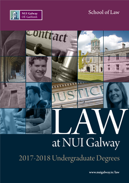 Studying Law at NUI Galway Is More Than Attending Lectures. There Is a Whole Range Of