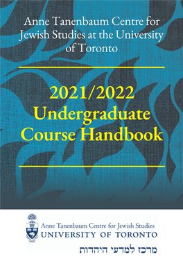 2021/2022 Undergraduate Course Handbook