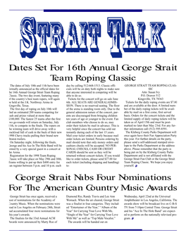 Strait Talk April