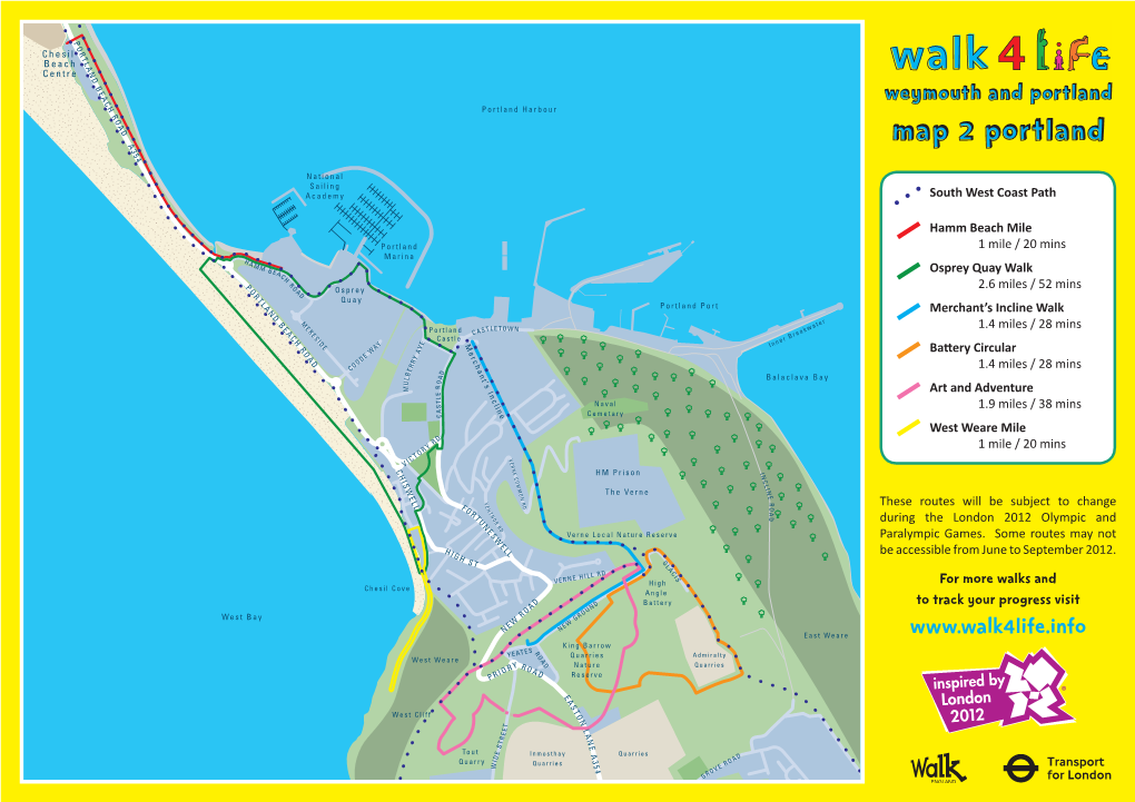 Weymouth Map 2: Portland