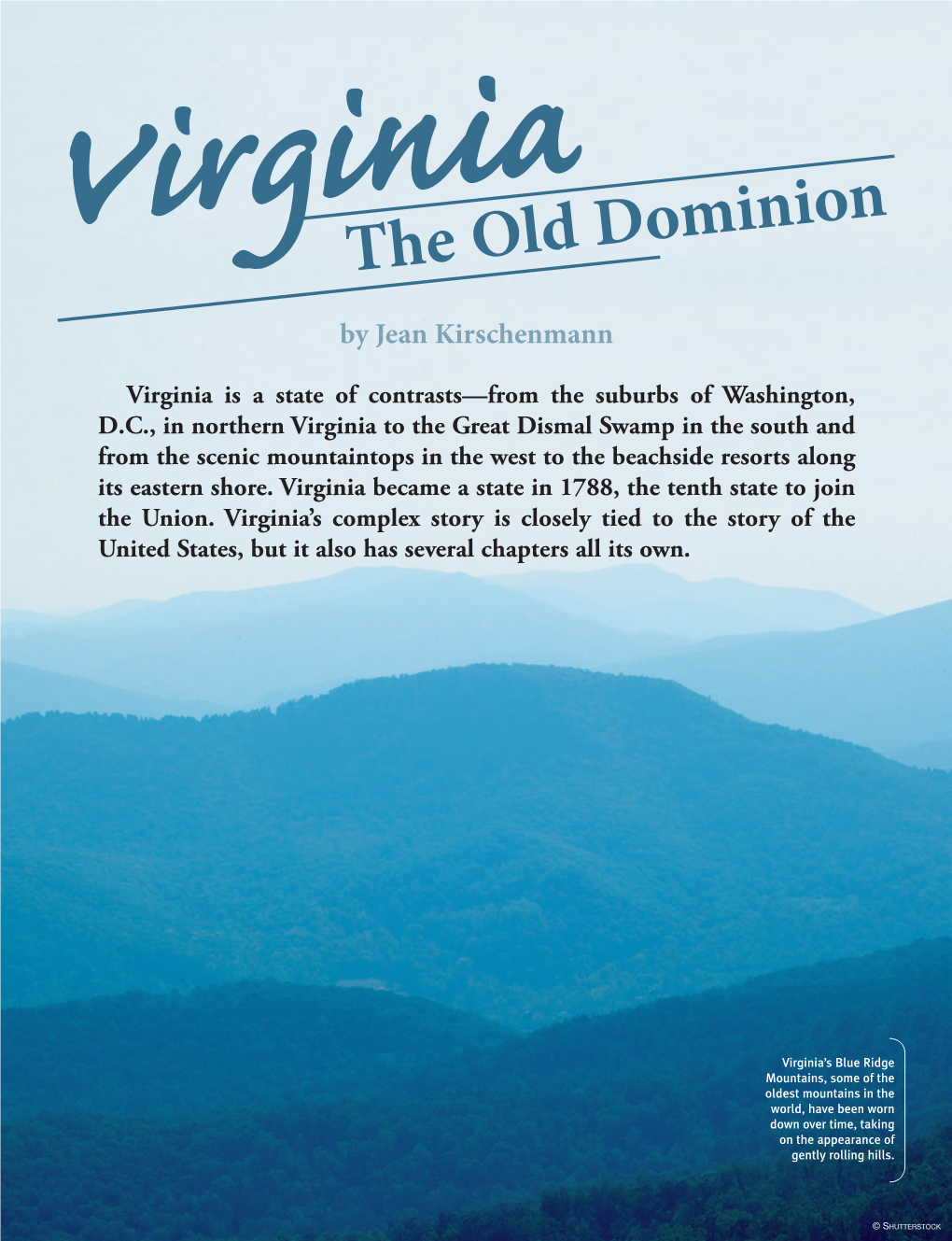 Virginiathe Old Dominion