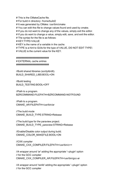 Usr/Bin/Cmake # You Can Edit This File to Change Values Found and Used by Cmake