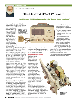 The Heathkit HW-30 “Twoer”