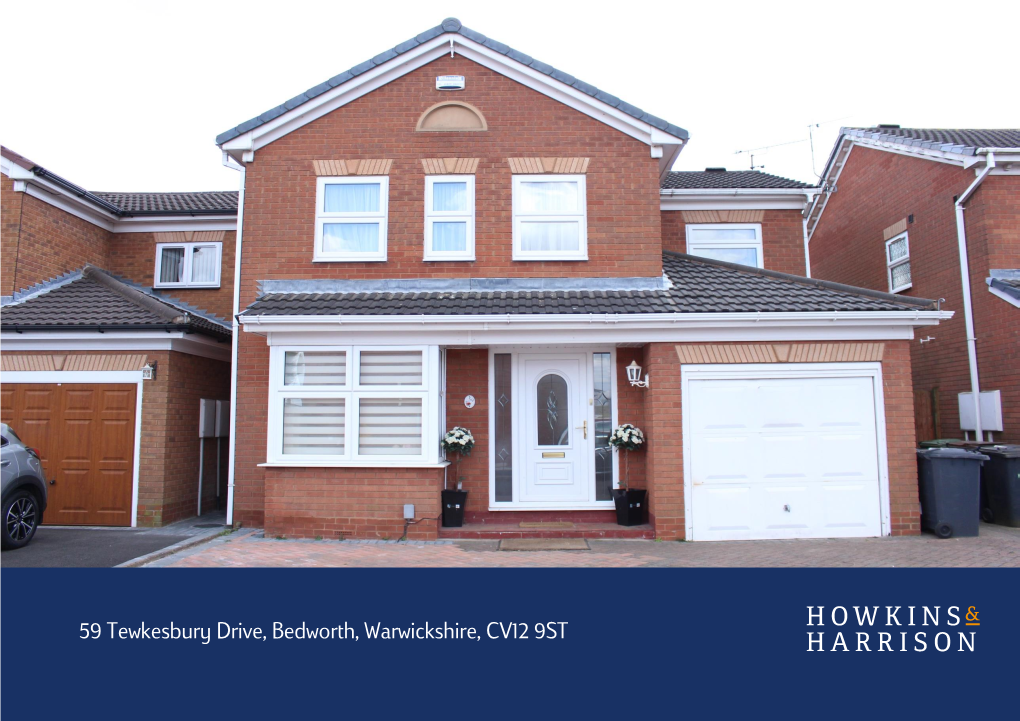 59 Tewkesbury Drive, Bedworth, Warwickshire, CV12 9ST