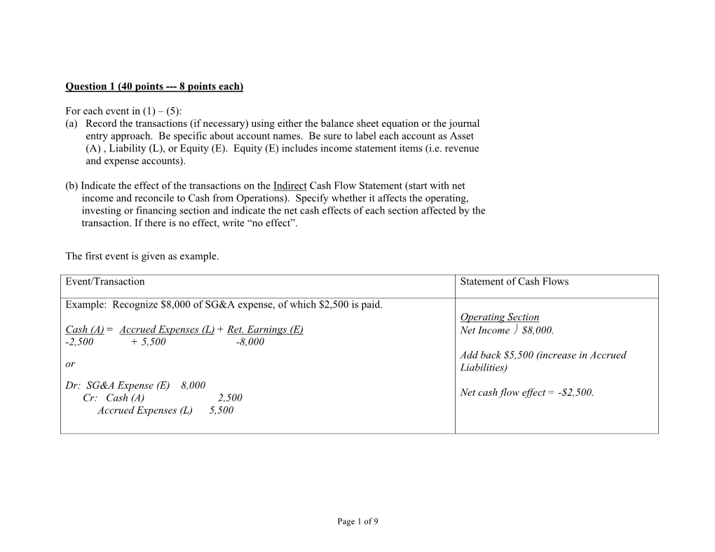 Sample Midterm