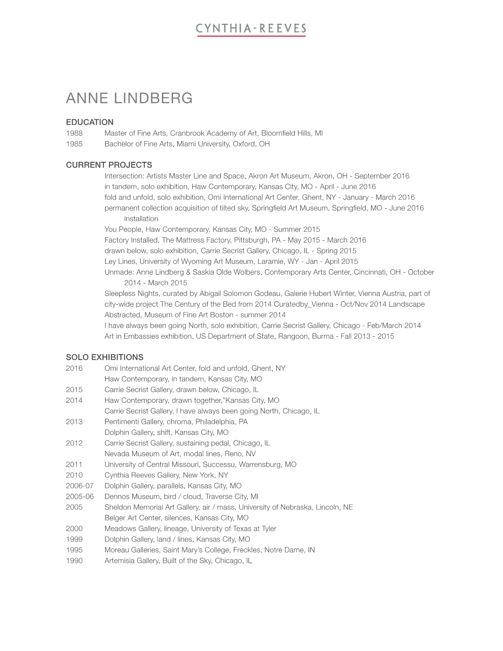 Anne Lindberg