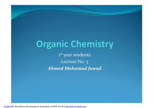 1St Year Students Lecture No. 5 Ahmed Mohamad Jawad