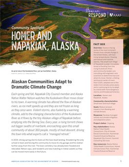 Homer and Napakiak, Alaska