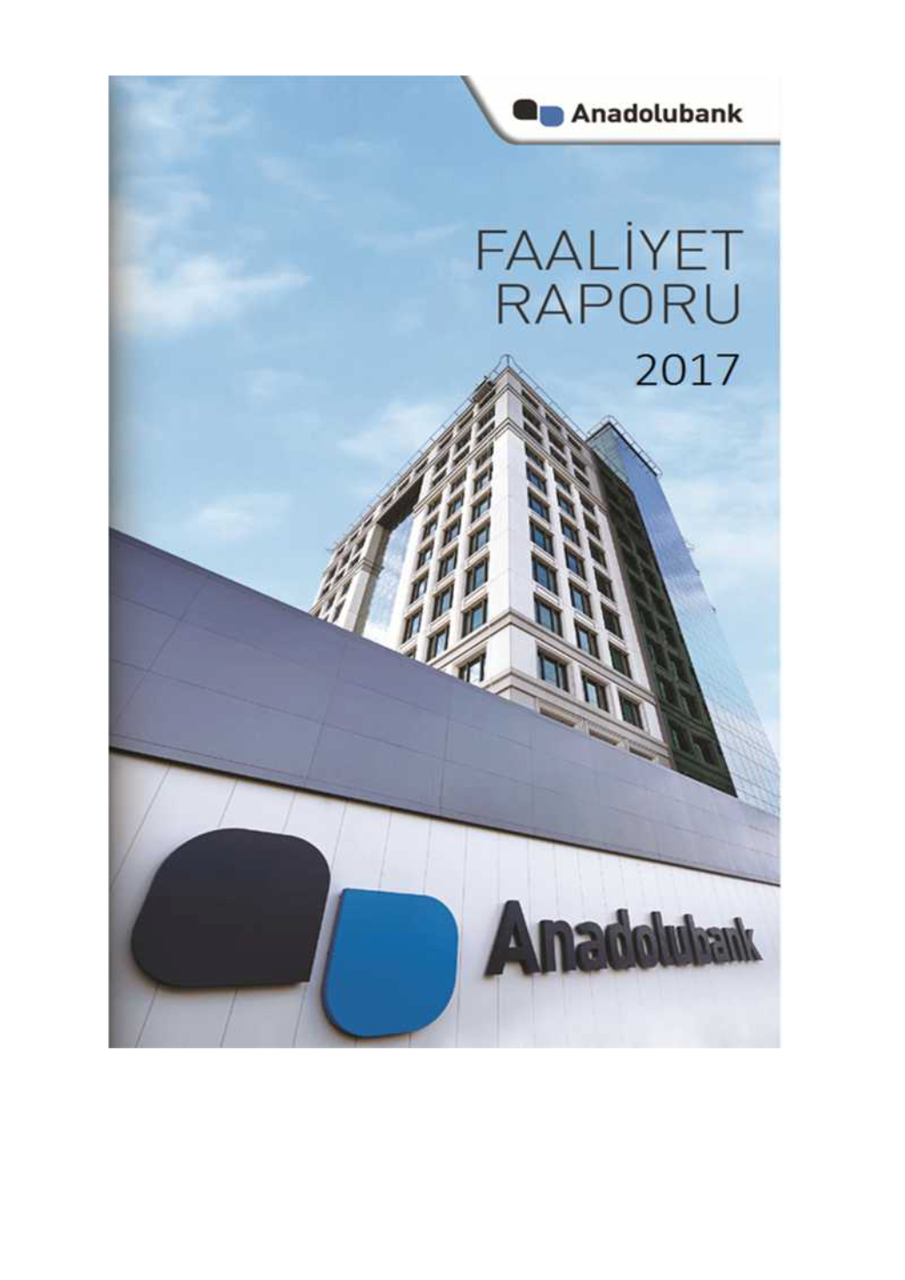 Anadolubank 2017 Faaliyet Raporu