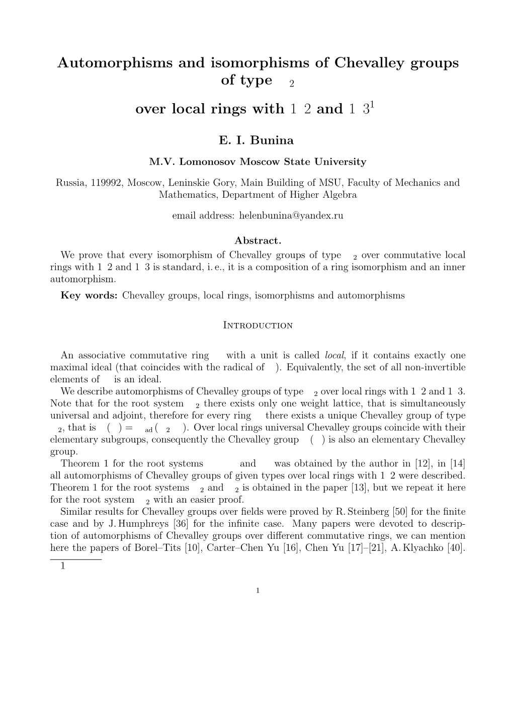 Automorphisms and Isomorphisms of Chevalley Groups of Type G2 Over Local Rings with 1/2 and 1/31