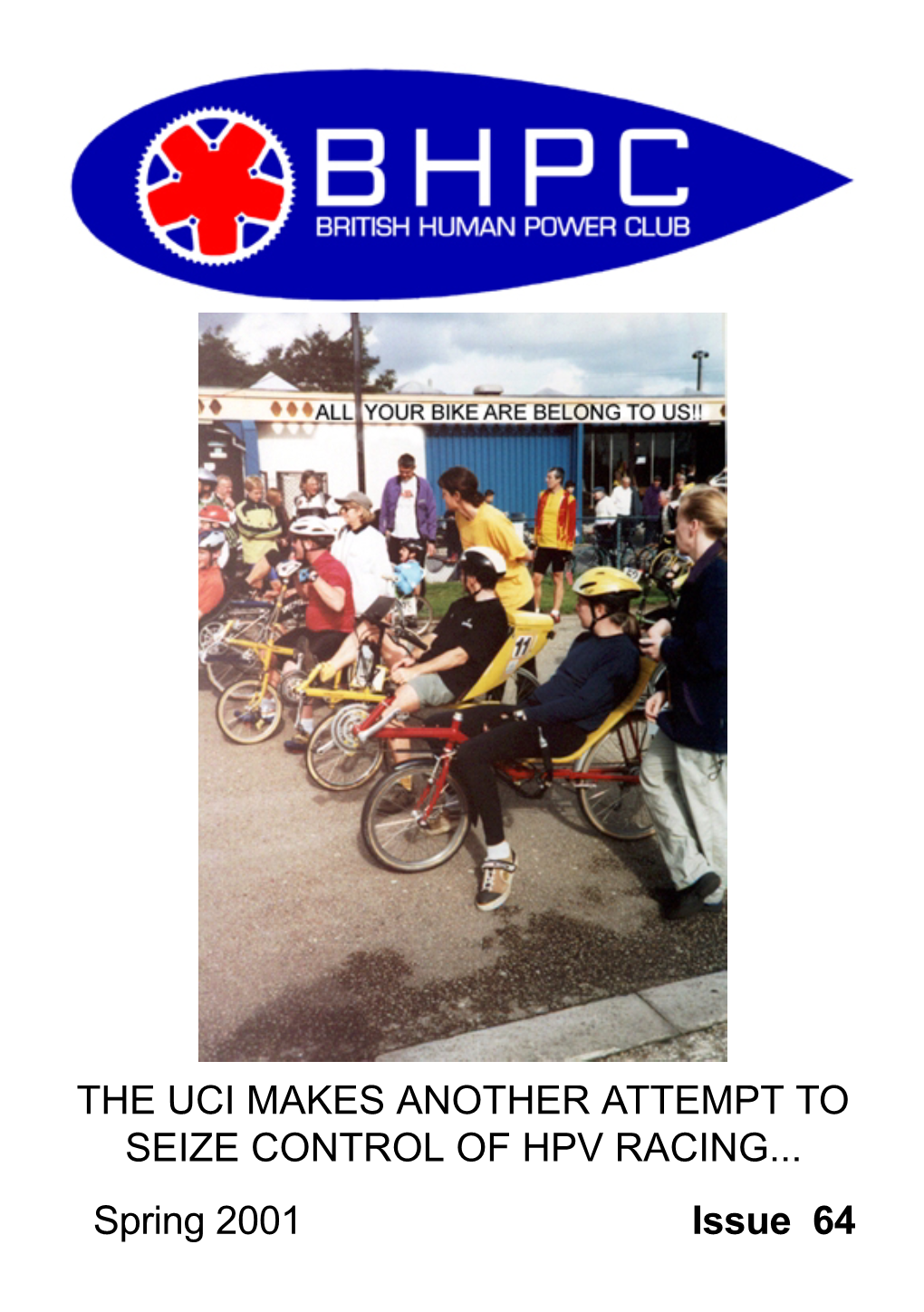 Spring 2001 Issue 64 the UCI MAKES ANOTHER ATTEMPT TO