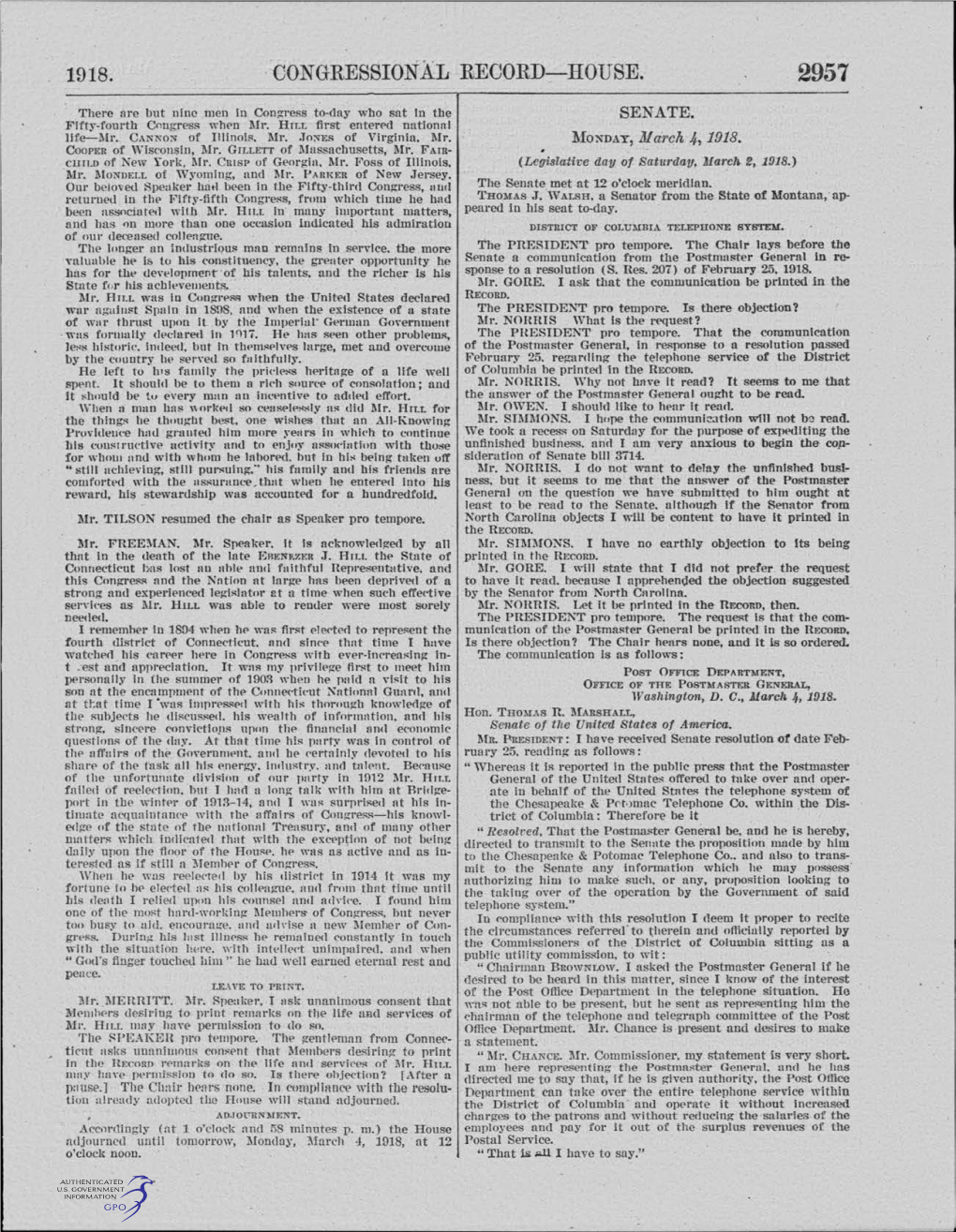 Congressional Record-House. 2957